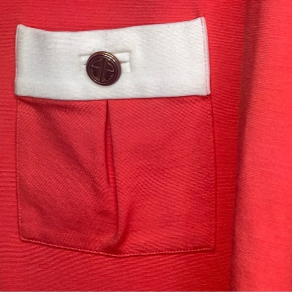 Lilly Pulitzer Orange White Mini Mod Shift Dress 1960's Garden Party 0 Vintage - Picture 6 of 11